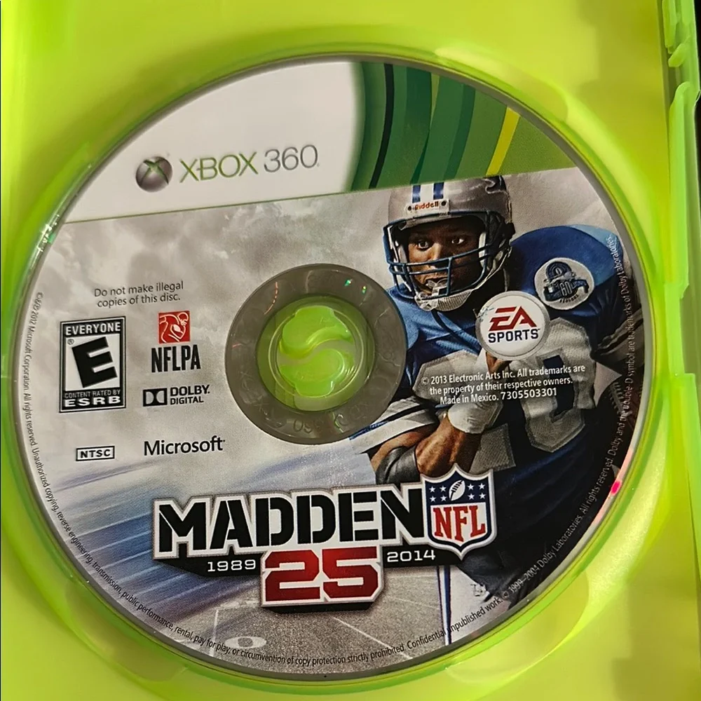 3/$15 Xbox 360 Madden NFL 25 ANNIVERSARY Edition Game - Picture 5 of 6